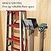 MOOMSINE Garage Tool Organizer Wall Mount, Garden Tool Hanger for Garage Organization, Heavy Duty Folding Chair Storage Rack Holds 240 lbs - 2 Pack