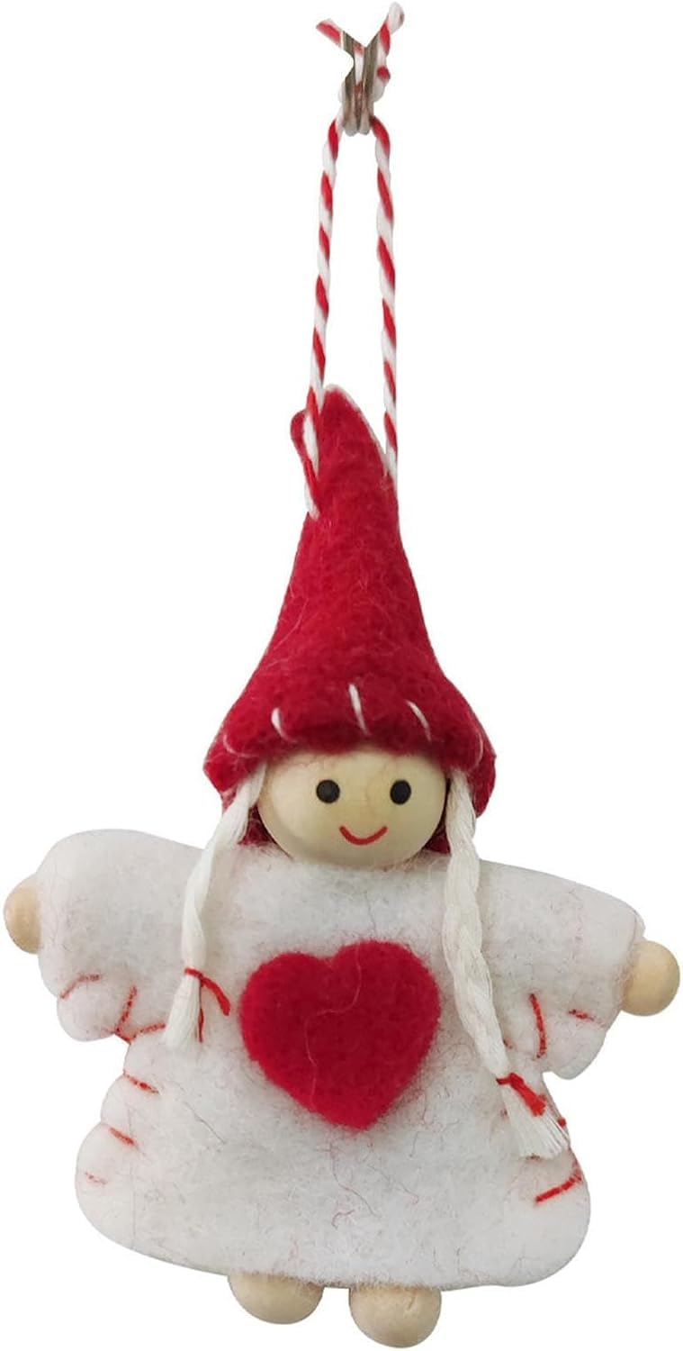 Amazon.co.jp: 羊毛フェルトの雪だるまオーナメント, かわいい羊毛