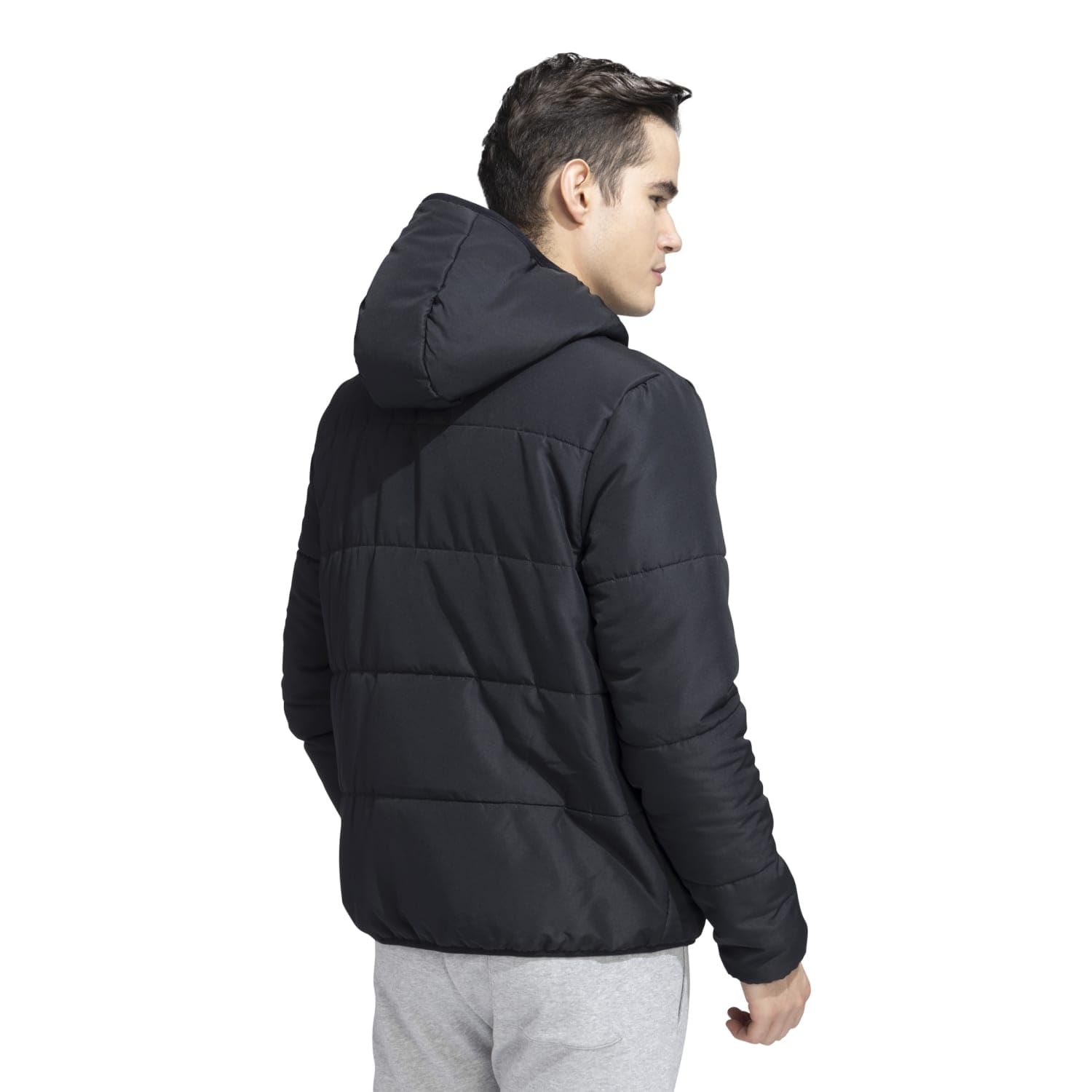 adidas Men Jackets | Bsc Pf Jkt Hd | Black |-picture-12