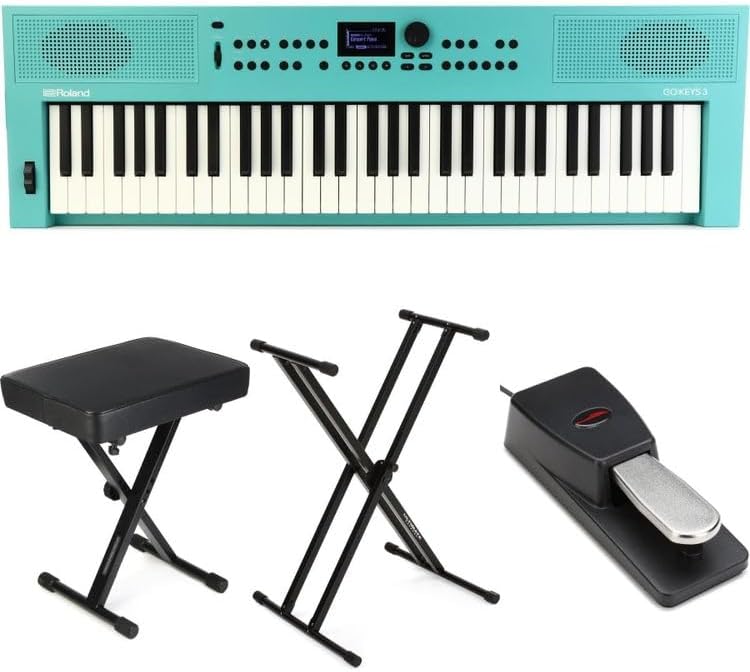 Roland GO:KEYS 3 Keyboard Essentials Bundle - Turquoise