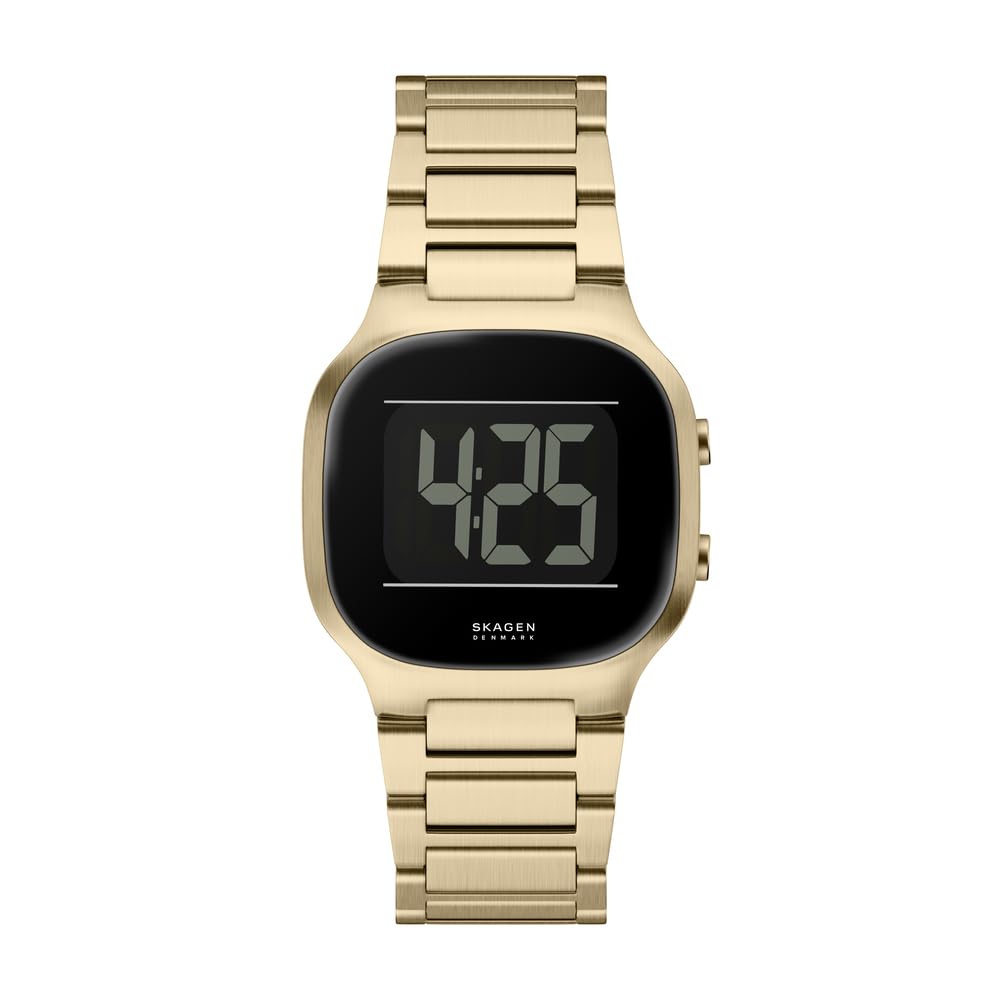 Skagen Mellem Digital Men's 38MM Gold-Tone Stainless Steel Watch, SKW6949