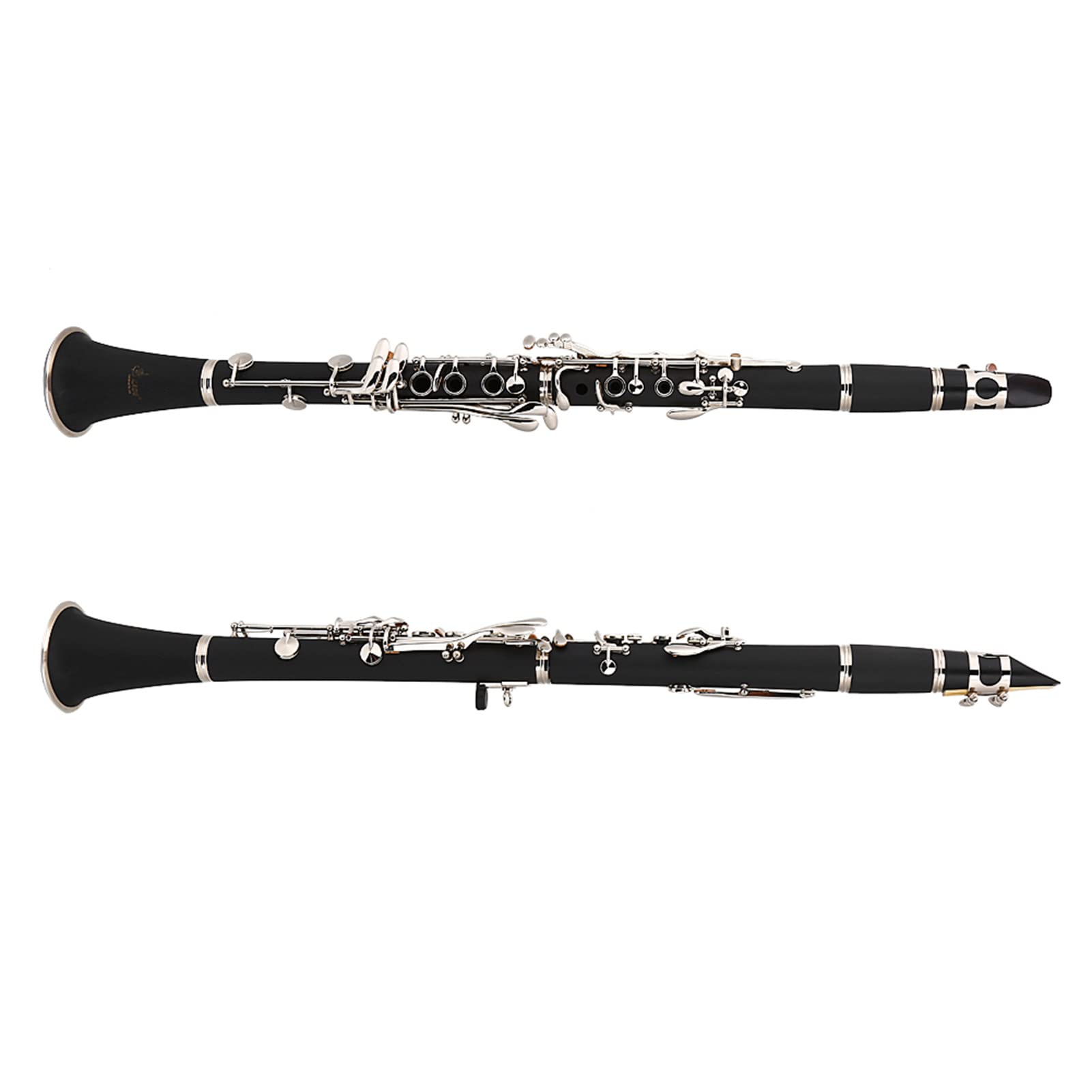 Clarinete de Baquelita de 17 Teclas, Tono B con Paño de Limpieza, Instrumento Musical para Jugadores de Jazz Clásico