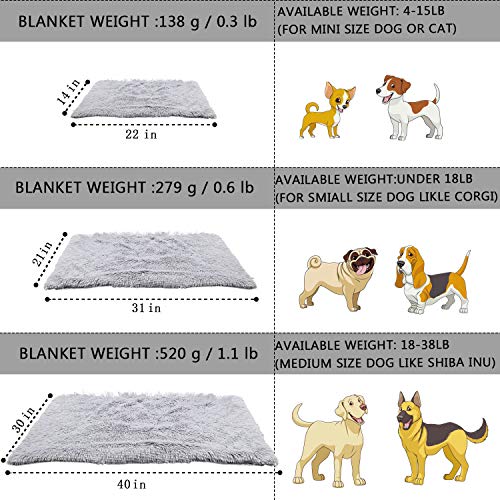 Dog Cat Bed Fleece Blanket Cover for Pets, Fluffy Shag Dog Pet Throw Blanket for Small, Medium Dogs, Cats, Multiple Use… - Image 7
