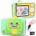 Macchina Fotografica per Bambini, Ricaricabile USB Fotocamera Digitale Selfie con 32G SD, LCD da 2.4 Pollici, Dual Lens Camera Regalo di Compleanno per Ragazzi Ragazze(Verde)