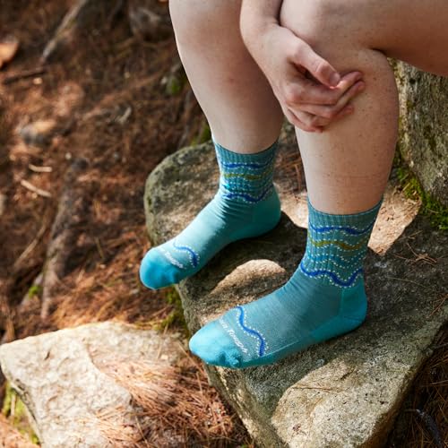 Darn Tough Vermont Womens Wandering Stripe Micro Crew Lightweight with Cushion2