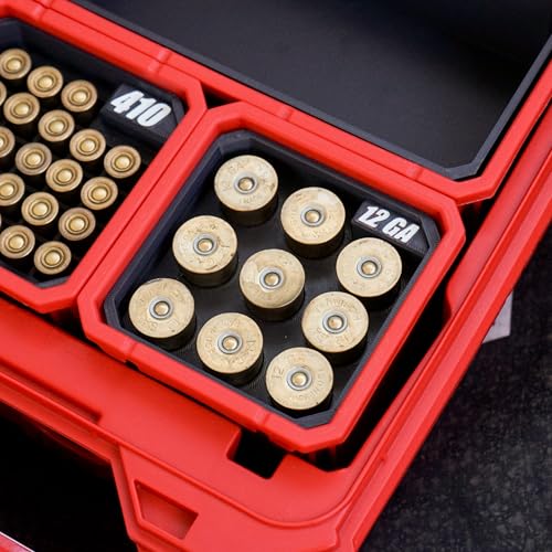 Ammo Bin Insert for Deep Milwaukee Packout - Organizer Storage - Ammo Can Crate (12-Gauge Shotgun 3