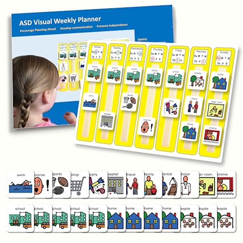 Kids Calendar Visual Schedule Autism