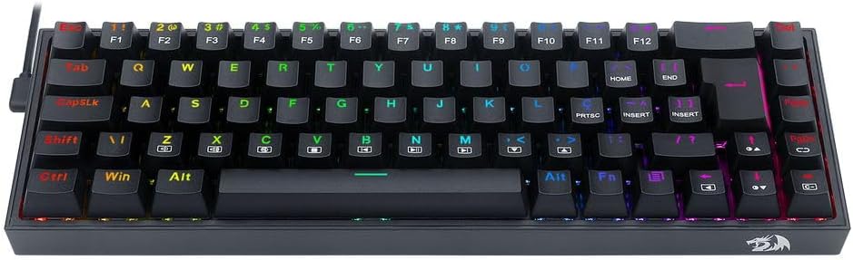 Teclado Mecânico Gamer Redragon Castor RGB K631-RGB ABNT2 Switch Redragon Marrom USB Removível, Preto - K631-RGB (PT-BROWN) 2 51ONvn5Be1L. AC SL1000