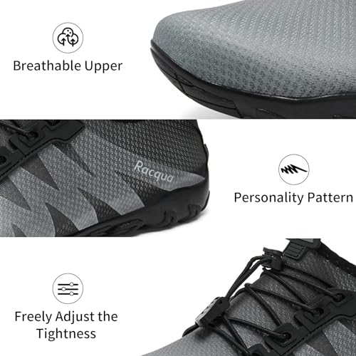 Image of Racqua Water Shoes Quick Dry Barefoot Beach Aqua Sport Swim Surf Pool Hiking Diving Walking for Men Women