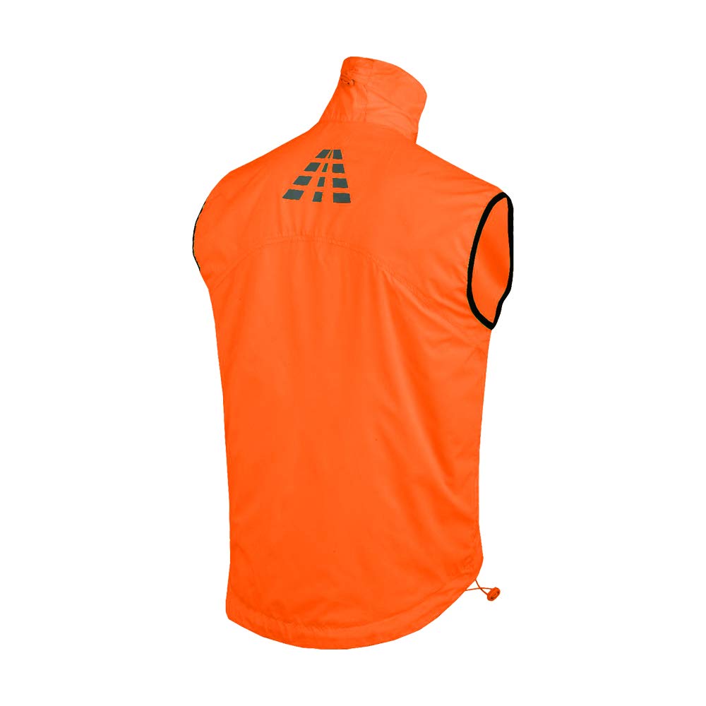 Sikma Gilet de cyclisme léger coupe-vent sans manches gilet réfléchissant course cyclisme jersey haute visibilité printemps vélo gilet vêtements thermique léger Gilet.