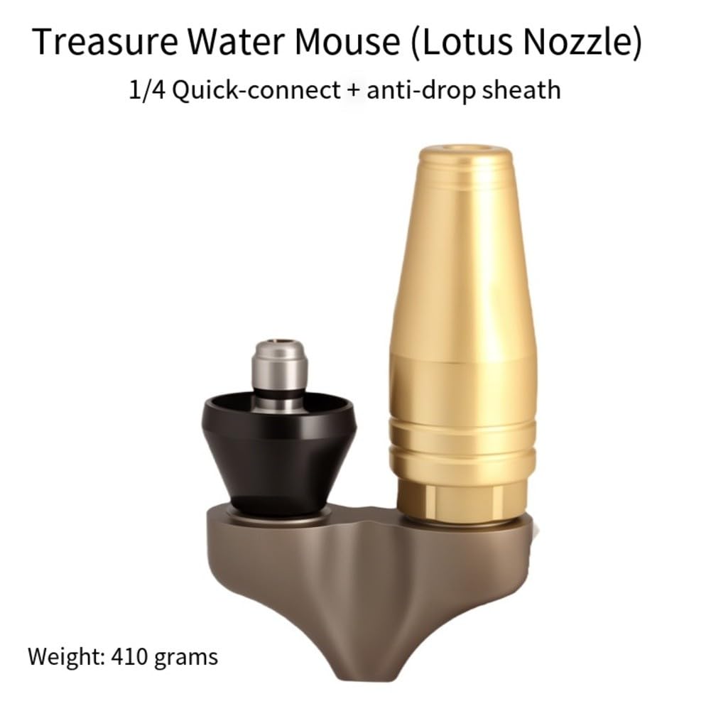 Ugello di pulizia per idropulitrici turbo inverter (3600 PSI) per idropulitrici, impianti di irrigazione delle piante e impianti di irrigazione da giardino (connettore da 3/8" + custodia
