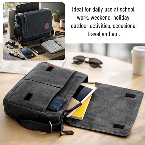 Image of Storite Sling Cross Body Travel Office Business Satchel Messenger One Side Shoulder Bag for Men & Women