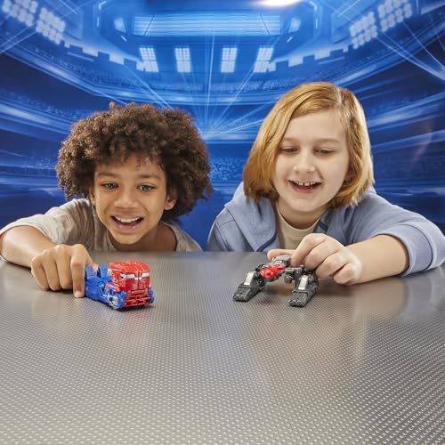 Transformers One Robot Battlers Action Figure 2-Pack, 4.5-Inch Optimus Prime (Orien Pax), 4.5-Inch Megatron (D-16), Interactive Toys for Boys and Girls Ages 6 and Up - image 7