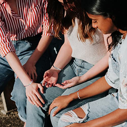 Taouzi 20 Pieces Wwjd Bracelets What Would Jesus Do Bracelets Handmade Elastic Beaded Bracelets For Women Girls #TOP4