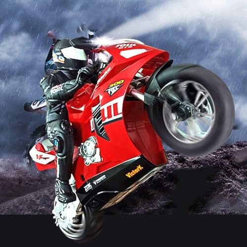 Junona Remote Control Stunt Motorcycle – 20km/h High-Speed Drift & Rotation, Off-Road One-Wheel RC Bike – Electric Toy Gift for Kids & Adults - Image 6
