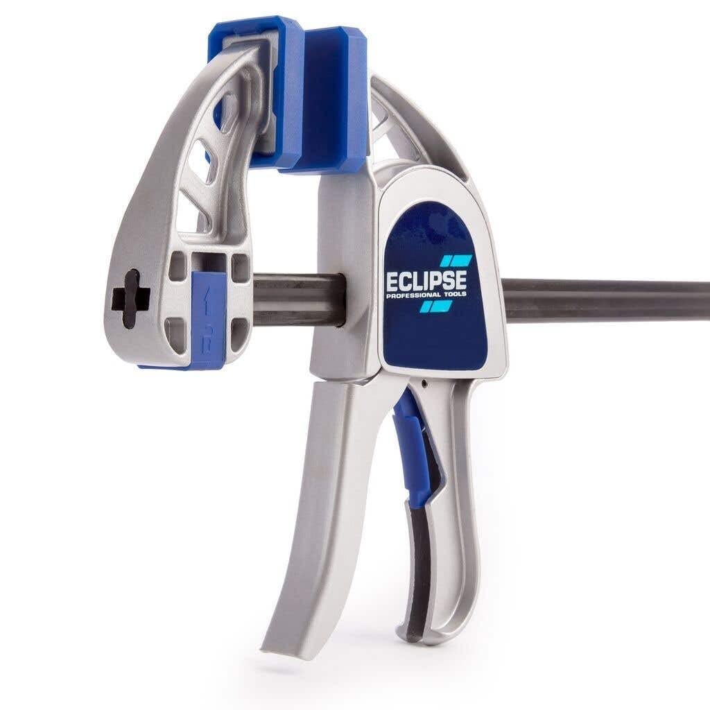 2 Mordaci A Sgancio Rapido 150mm – Morsetto A Grilletto Con Pressione Fino A 50kg, Per Legno E Metall
