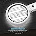 MagniPros See Things Differently Magnifying Glass with 8 LED Lights, Handsfree Magnifier, Dual Magnification Lens, Gentle & Bright Light Settings- for Reading Books, Jewlery, Coins, Craft & Hobbies