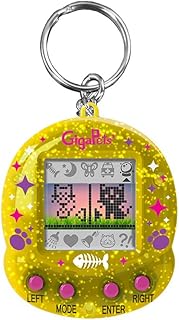Top Secret Toys Giga Pets CompuKitty & StarCat Electronic Virtual Pet Toy, 2 Pets 1 Device, New Glossy Housing Shell, Classic 90s CompuKitty, 3D Pet Live in Motion