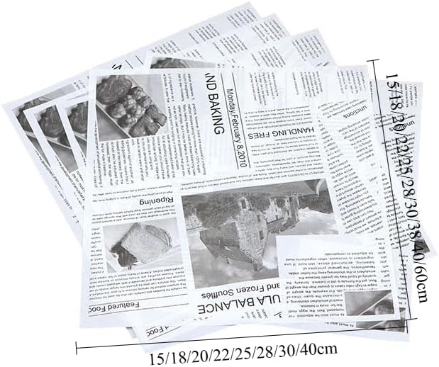 1000枚 耐油紙 食品包装紙 食品ライニング紙 サンドイッチ包装紙 ワックス 手作り紙 ピクニック ハンバーガー ピザロールパルプ