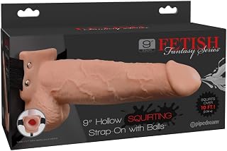 Fetish Fantasy Series Hollow Squirting Strap-On 22 Cm - Ligero - 390 Gr