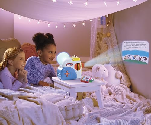 little tikes story dream machine starter set storytime books little golden book audio play the poky little puppy character nightlight toy gift for toddlers and kids girls boys ages 3