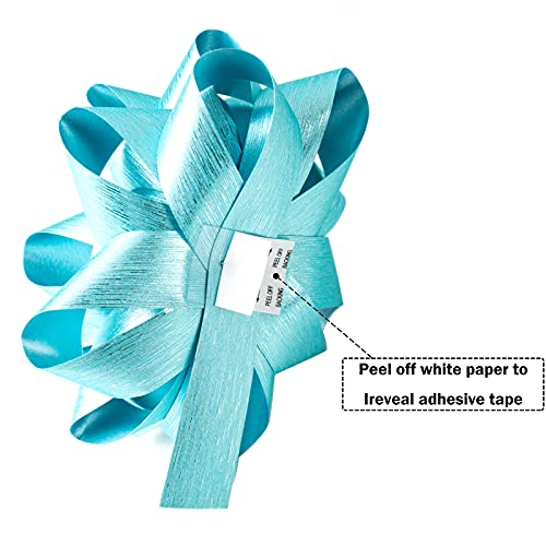 Wrapaholic Light Color Gift Bow Assortment (24 Bows) Light Blue, Pink, Yellow, Green, White For Birthday, Wedding, Christmas, Baby Shower, Bridal #TOP2