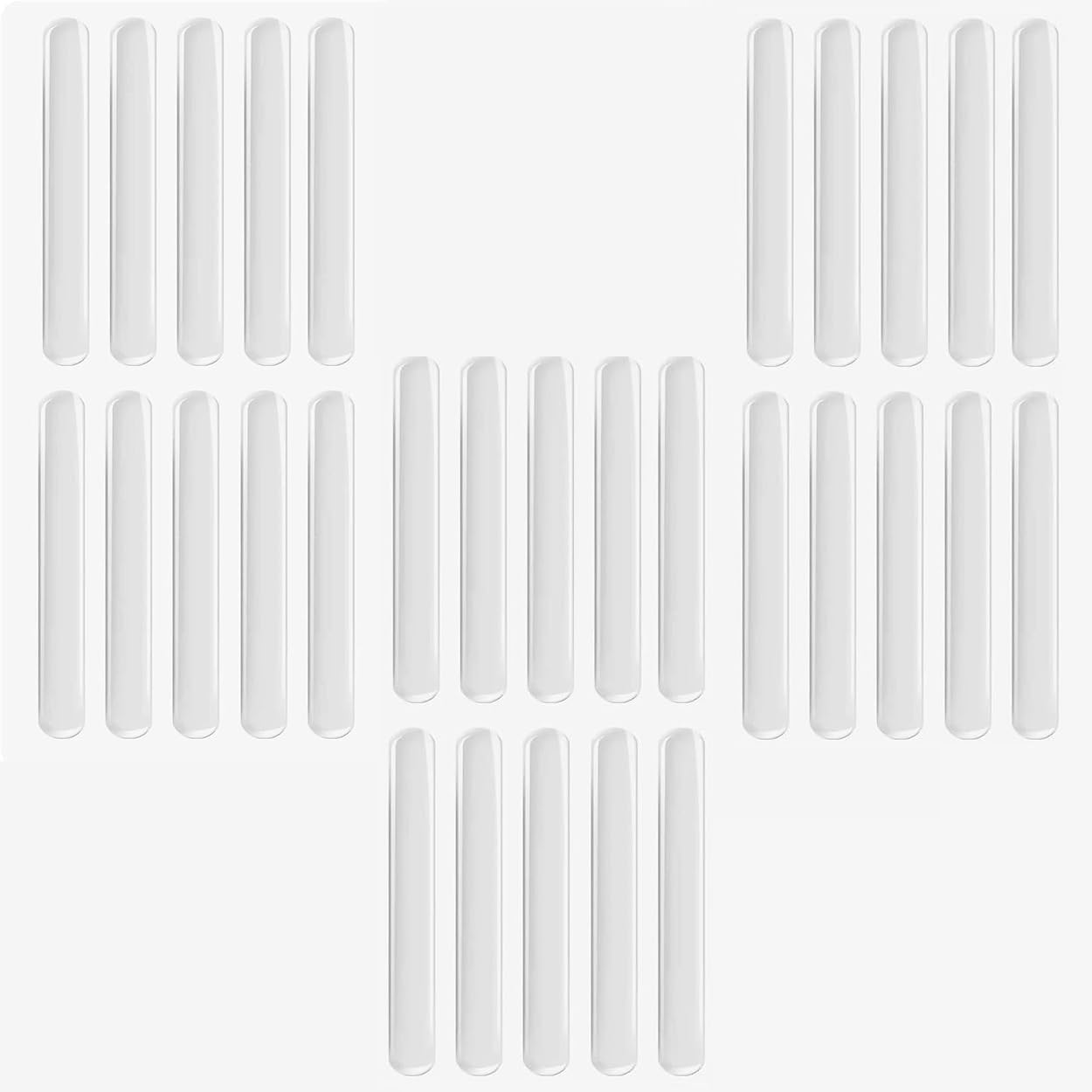 DLEST Transparent Silicone Furniture Protectors Clear Rubber Bumper Soft Close Door Pads, Wall Guards, and Anti-Slip Strips for Chairs to Protect Walls, Soft Close Door Bumpers (Pack of 30) (B0CVV89S69) Amazon Price History, Amazon Price Tracker