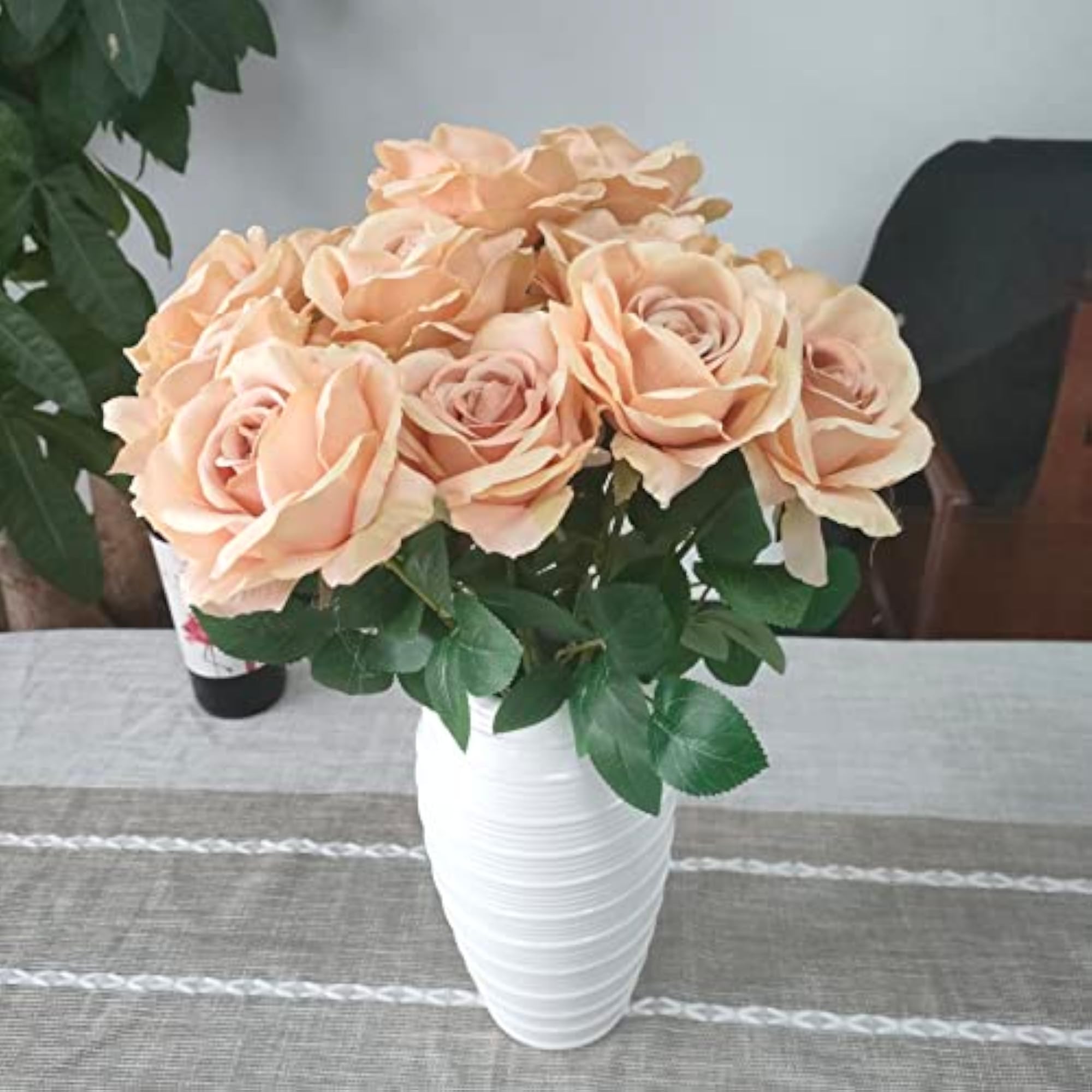 Fall Champagne Roses Artificial Flowers