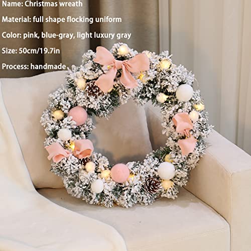 Couronne artificielle 19,7 pouces : grand diamètre pour décoration mur - 5