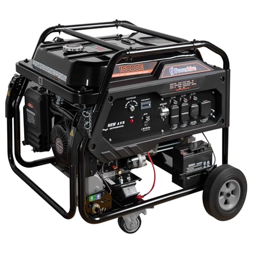 Generator for House 13000 Watt Gas, Propane, and Natural Gas Powered Open Frame 683cc Transfer...