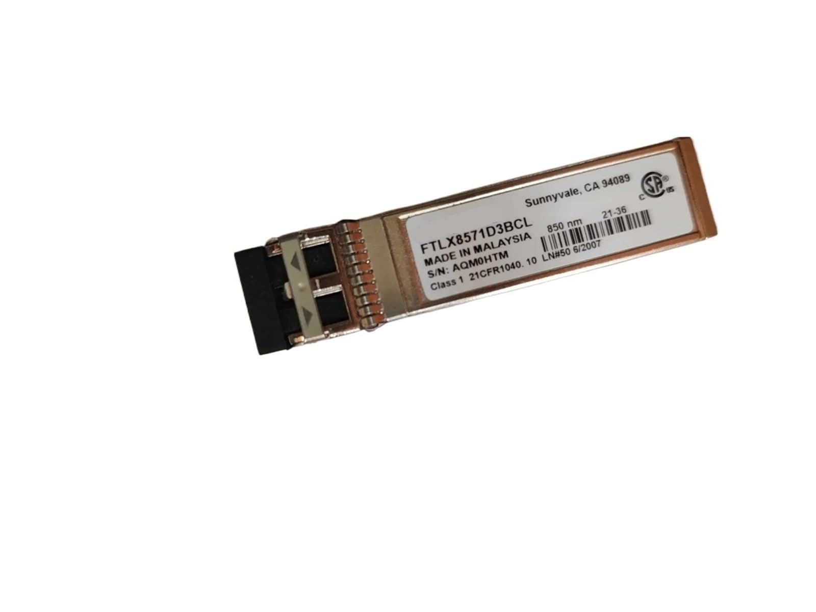 Modulo di rete in fibra ottica 10G SFP/FTLX8571D3BCL/SR 850NM 10G/modulo di rete in fibra ottica switch di rete