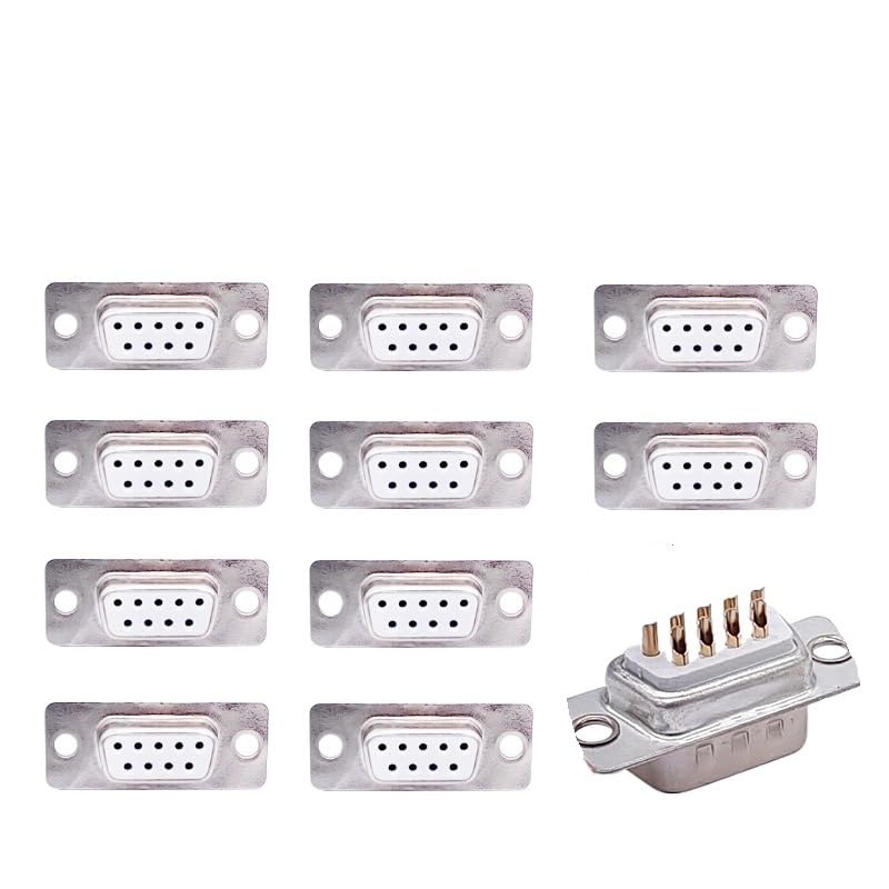 Image of 5pcs D-SUB IDC Connector 9 15 25 37 Pin Male Female Shielding Cover Adapter for Flat Cable(DB15-Female)