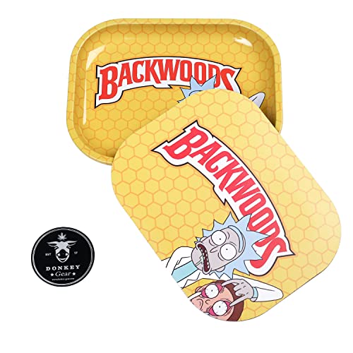 Donkeygear Cigarette Rolling Tray With Magnetic Lid Cover Rick Look At It Morty #TOP5