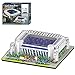 Produktbild Myste Modular Haus Bausteine, 4030Klemmbausteine Haus Europäisches Königliches Fußballstadion von Madrid Architektur Modular Gebäude, Architektur Modell Haus Not Kompatibel mit Lego