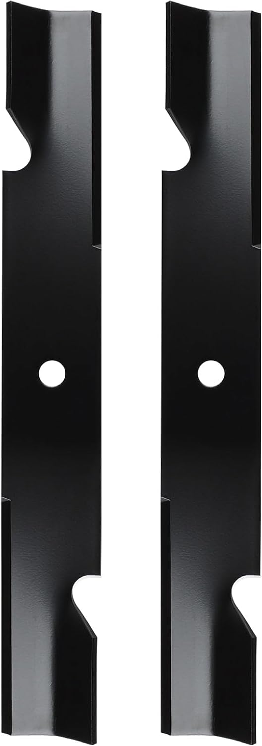 71440001 High Lift Notched Mower Blacdes Compatible with Wright Stander 36" & 52" Deck, Replaces 48108 212275 481771 482878, 2 Pack