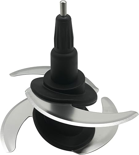 Blender 4 cuchillas de repuesto para Ninja 64-oz 72-oz procesador de alimentos Bowl cuchilla de corte 319KKU770 se adapta a Ninja 8 tazas 9 tazas