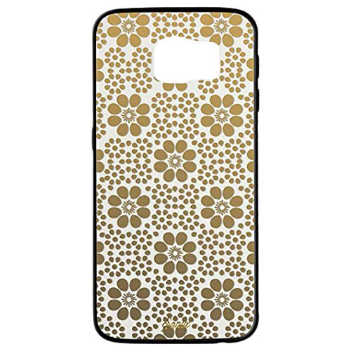 Sonix Samsung Galaxy S6 Edge Crochet Florel Protective Case - Gold/Clear