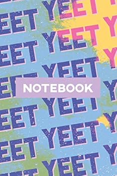 Paperback Notebook: Yeet Smoke Space Typography Meme Pattern Book