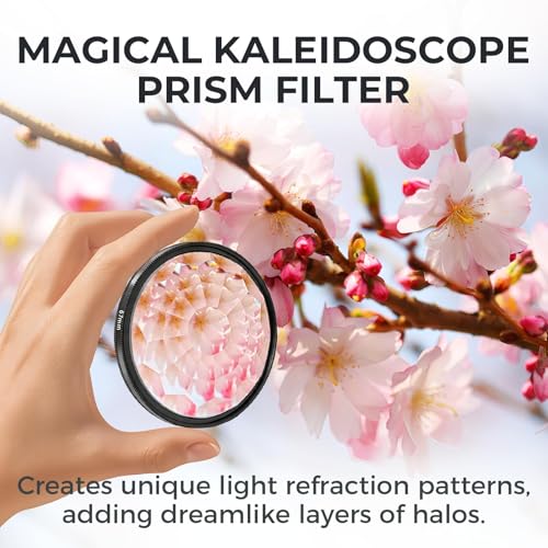 Filtre à prisme kaléidoscope 82mm à multi-réfraction variable pour des effets spéciaux uniques - 5