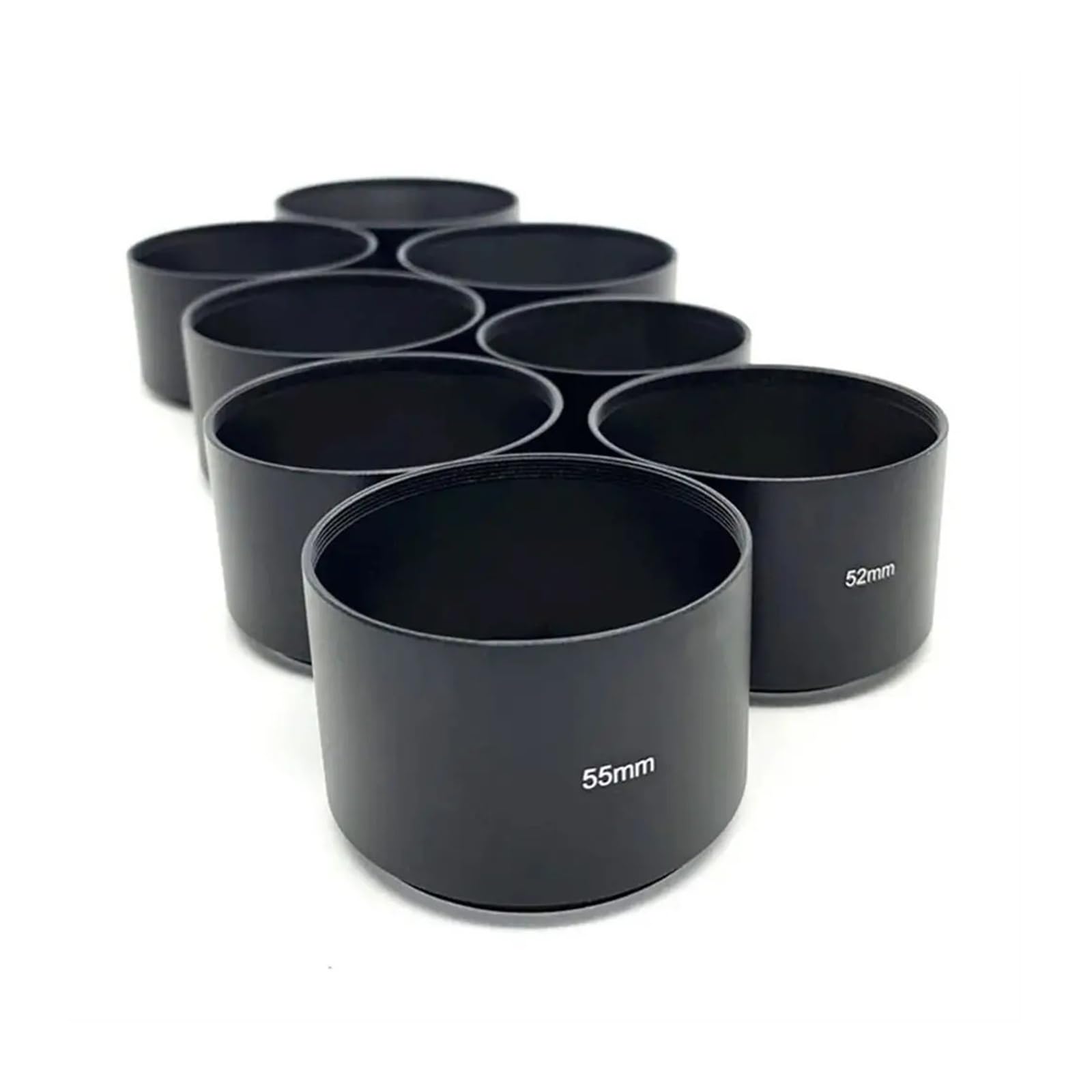 Pare-Soleil Long for objectifs d'appareil Photo, 49mm 52mm 55mm 58mm 62mm 67mm 72mm 77mm, Accessoires(58mm)
