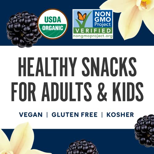 Noka Superfood Fruit Smoothie Pouches, Blackberry Vanilla, Healthy Snacks with Flax Seed, Prebiotic Fiber and Plant Protein, Vegan and Gluten Free, Organic Squeeze Pouch, 4.22 oz, 6 Count 5 Noka Superfood Fruit Smoothie Pouches, Blackberry Vanilla, Healthy Snacks with Flax Seed, Prebiotic Fiber and Plant Protein, Vegan and Gluten Free, Organic Squeeze Pouch, 4.22 oz, 6 Count