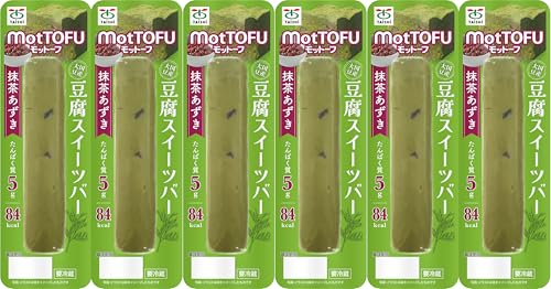 太子食品 motTOFU 国産大豆豆腐スイーツバー (抹茶あずき / 6本) しっとりなめらか 豆腐バー (国産大豆/遺伝子組換えでない/タンパク質) ヘルシー スイーツ おやつのサムネイル
