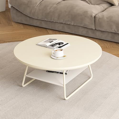 Table basse ronde pour petits espaces : optimisez votre salon - 7