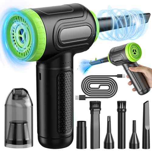 Anykuu Soplador de Polvo Eléctrico 91000 RMP 80W Ajuste de 3