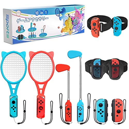 10 In 1 Switch Sports Accessories Bundle for Nintendo Switch Sports
