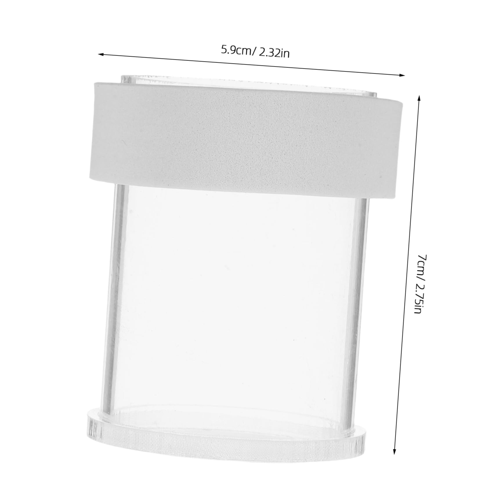 CIYODO Fish Feeder Acrylic Dish Tray for Aquatic and Shrimp Floating Food Dispenser for Betta Fish Automatic Portion Control Overfeeding for Home