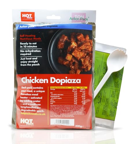 Pack of 6 Self Heating Meals Mixed Flavours for Camping - Image 6