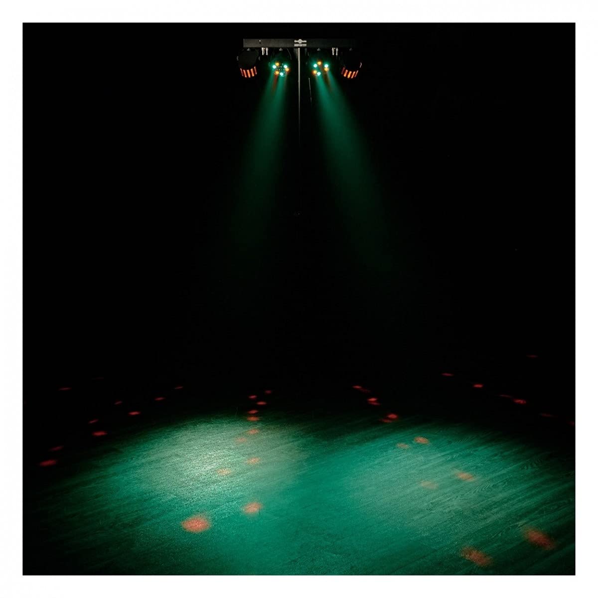 Sistema de Iluminación LED Derby FX Todo en Uno DJ | Amplia cobertura con LEDs brillantes, controlable en DMX con mando a distancia, modo reactivo al sonido