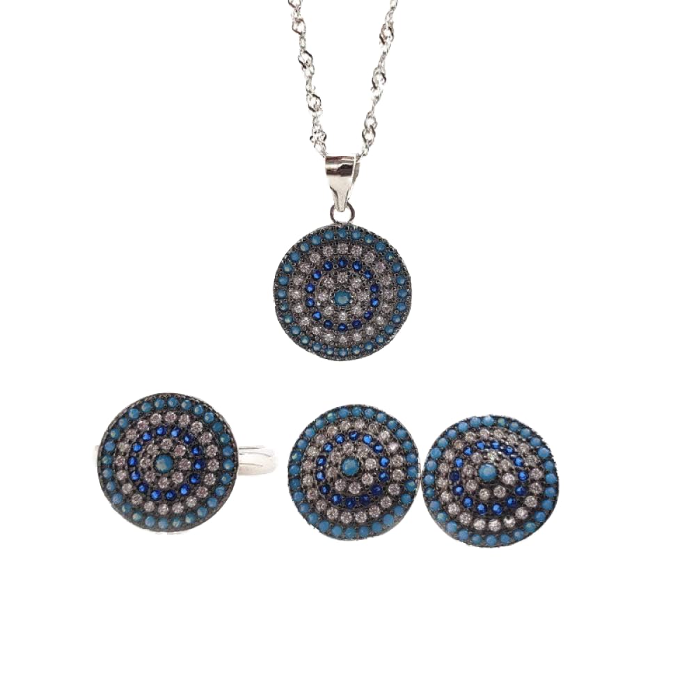 Parure boucles d'oreilles argent 925 et turquoise : le cadeau créatif idéal