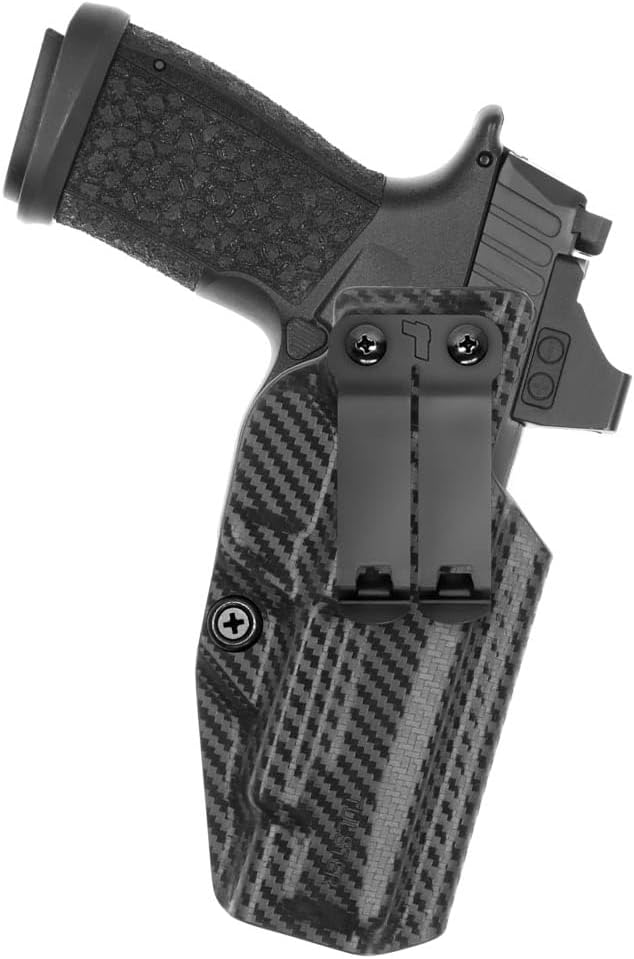 Tulster IWB Profile+ Kydex Holster in Right Hand fits: Sig P365 Fuse | Optic Compatible Inside The Waistband Appendix Concealed Carry